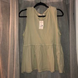 BRAND NEW Green Free People Tank